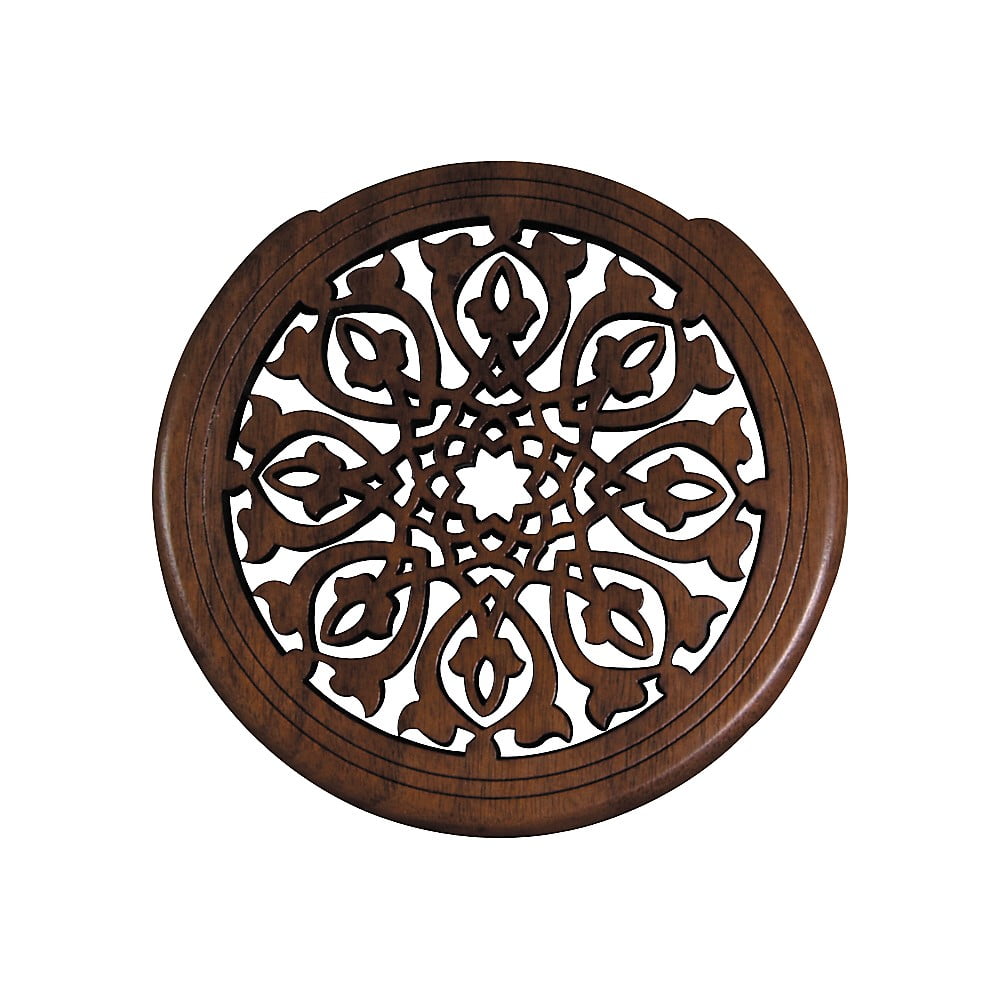 The Lute Hole Company 4" Soundhole Covers for Feedback Control in Maple or Walnut Cherry Wood