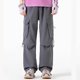 thumbnail image 4 of Ceisia Men's All-Season Cargo Pants - Gift Solid Casual Multiple Pockets Outdoor Straight Leg Fitness Trousers, 4 of 4