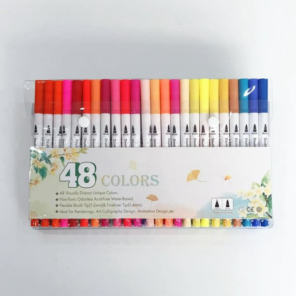 Ensemble de 36 stylos de peinture de couleur naturelle de la peau et de la  terre