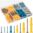 thumbnail image 1 of Kit de tarugos y tornillos para drywall KURUI de 270 piezas, 5 tamaños, 1 of 8