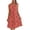 A-Red, variant on cocolona Womens Summer Boho Floral Dresses Button V Neck Sleeveless Mini Dress Vacation Beach Tiered Flowy Sundress