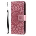 thumbnail image 4 of Allytech for Apple iPhone 15 Plus Case Wallet, Mandala Embossed PU Leather Flip Folio Cover Cards Slots Stand Protective Shockproof Wallet Case Cover for Apple iPhone 15 Plus - Pink, 4 of 12