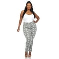 thumbnail image 4 of White Mark Pantalon Imprimé Serpent en Faux Suède pour Femmes, 4 of 6