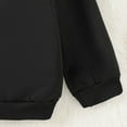 thumbnail image 5 of Ulanda Toddler Baby Boy Clothes Girl Basic Plain Sweatshirt Long Sleeve Shirts Kids Fall Winter Sweat Shirt Tops (Black, 5-6 Years), 5 of 7