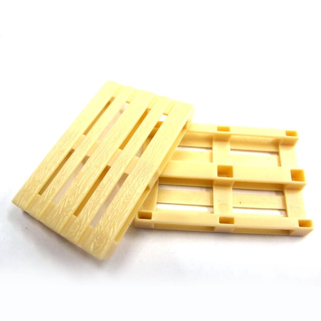 1/25 Pedal de bandeja para carretillas elevadoras Modelo de bricolaje haciendo decoración en miniatura Modelo de diorama 2 piezas