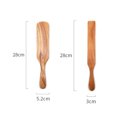 thumbnail image 2 of Batería de cocina de madera de 3 piezas con espátula + espátula + cuchilla, 2 of 5