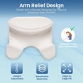 thumbnail image 2 of Adjustable Side Sleeper Pillow with Arm Hole – Cooling Memory Foam Shoulder Pillow for Neck, Cervical & Shoulder Pain Relief – Ergonomic Support Pillow for Spinal Alignment & Deep Sleep, 2 of 7