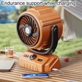 thumbnail image 4 of 100-Speed High-Speed OscillatingFan 6-inch Lighting Digital Display Camping Fan, 4 of 8