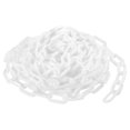 thumbnail image 1 of Plastic Chain Links, 1.9-Inch 25 Foot Barrier Chain, White, 1 of 7