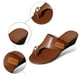 thumbnail image 4 of MKLEKYY Sandalias de Plataforma para Mujer, Zapatillas de Verano A La Moda Con Punta de Clip de Cuero y Tacón Bajo, Zapatillas de Playa Cómodas y Con Temperamento, 4 of 4
