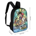 thumbnail image 2 of Beyblade Backpack, 17 Inch Laptop Backpack, Water-Resistant BookBag, Adjustable Shoulder Straps, Durable 600D Polyester, 2 of 9