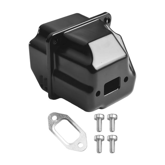 1 Set Exhaust Muffler Kit For Stihl 024 026 M40 M60 Chainsaw Oem# 1121-140-0604 Uk 4 Screws Gasket Replacement Accessories