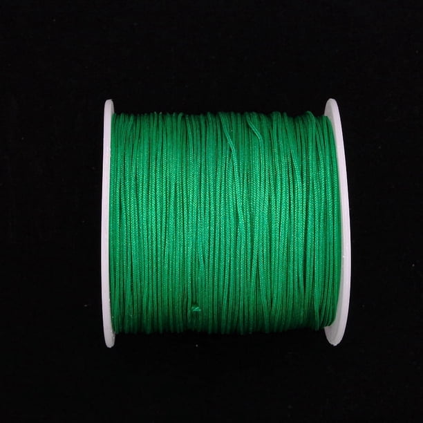 Cuerda tejida de jade, accesorios para pulseras de cuerda tejida, material de cuerda colgante hecho a mano de bricolaje encriptado de nailon