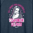 thumbnail image 3 of Mean Girls - Christmas Cheese Fries Lightweight French Terry Wide Neck Long Sleeve Graphic Shirt, 3 of 5