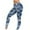 Blue, variant on Utoimkio High Waisted Yoga Leggings for Women Summer Tummy Control Workout Athletic Running Yoga Pants for Women