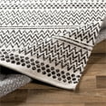 thumbnail image 4 of Surya La Casa LCS-2304 60x87" Rectangle Global Cotton Area Rug in Black/Cream, 4 of 7