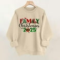 thumbnail image 6 of Merry Christmas Sweatshirts Womens Crewneck Christmas Printed Shirts Loose Long Sleeve Blouses Casual Xmas Sweatshirt Holiday Party Pullover Sweater Tops L, 6 of 8