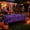 1x Tablecloth, variant on Tumdkd Halloween Disposable Paper Cups 24 Pack Purple Spider Web Theme Bulk Party Supplies for Festive Occasions Indoor Outdoor Drinks