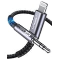 thumbnail image 1 of Cable auxiliar JSAUX para iPhone, 3,5 mm a Lightning de 1 m, gris, 1 of 7