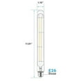 thumbnail image 3 of Luxrite Vintage T9 Long LED Tube Light Bulb 7W 3500K 800 Lumens Dimmable 4 Pack, 3 of 7