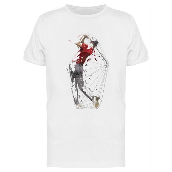 Geometric Golfer T-Shirt Men -Image by Shutterstock, Male Small