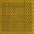 thumbnail image 1 of Ahgly Company Indoor Square Southwestern Yellow Country Area Rugs, 6' Square, 1 of 4