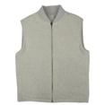 thumbnail image 3 of New  7197-2 Brooks Brothers Mens Heather Gray Reversible Quilted Vest Jacket Small S, 3 of 4