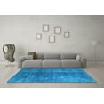 thumbnail image 3 of Ahgly Company Indoor Rectangle Oriental Light Blue Industrial Area Rugs, 8' x 12', 3 of 4