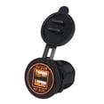thumbnail image 1 of Kenally 5V 2.1A USB dual IP66 Toma de corriente de carga para automóvil a prueba de agua Accesorios para motos CS-526A4 Kenally CZ9204-04B, 1 of 5