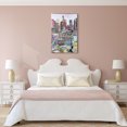 thumbnail image 4 of Empire Art Direct AAGG-132438-3624 36 x 24 in. City View Colorful Reverse Printed Glass & Anodized Aluminum Rose Gold Frame Contemporary Wall Art, 4 of 8