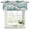 Turquoise, variant on Sage Green Ombre Curtain Valances for Windows, Kitchen Valance Window Treatments Panel 2 Pack, Modern Moire Geometric Abstract Rod Pocket Short Curtains for Bathroom Bedroom 42 x 12 Inch