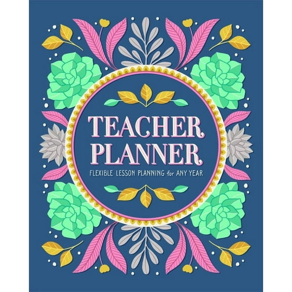 Rockridge Press Teacher Planner, 7.40" x 0.30" x 9.30", Multicolor, 134 Pages