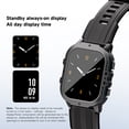 thumbnail image 2 of TFixol C26 Smart Fitness Tracker with 1.96" AMOLED Display, 1ATM Waterproof, Bluetooth Calling, Health Monitoring, Multi-Sport Modes, Notifications, Remote Camera, Compatible with Android/iOS, Blue, 2 of 6