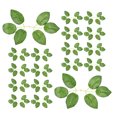 thumbnail image 4 of 40 hojas de rosas artificiales de seda, hojas verdes falsas para manualidades, decoración de tartas de boda, arreglos florales, decoración para el hogar y fiestas, color verde, 4 of 7