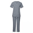 thumbnail image 1 of Conjunto De 2 Batas Médicas Para Mujer, Trajes De Trabajo De Enfermería Cómodos Y Elásticos, Pantalones S, 1 of 8