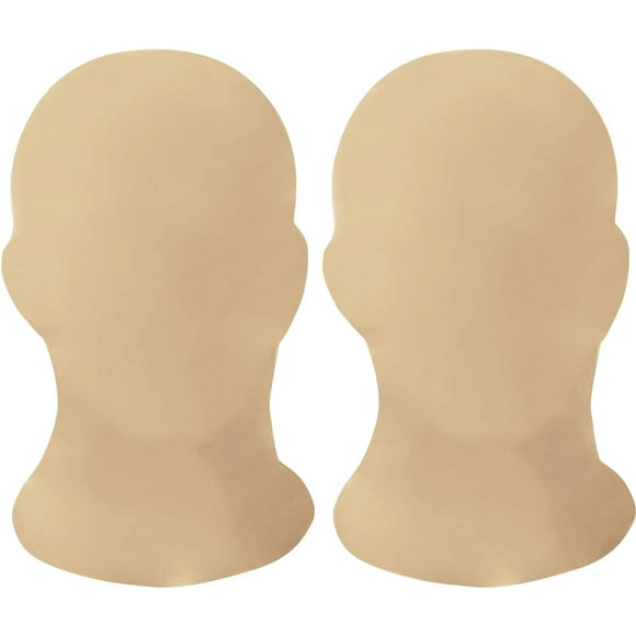 2 Pieces Full Face Mask, Skin Masks, Halloween Spandex Hood for Unisex Cloth