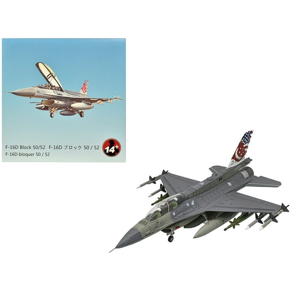General Dynamics F-16D Fighting Falcon Fighter Aircraft United States Air Force 1/72 Diecast Model Airplane
