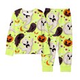thumbnail image 5 of Miaoju Cotton Halloween Pajamas Front Print Long Set Sleepwear for Top and Pant Matching Cotton 2 Piece Nightwear 2 Piece Cotton Pajama Outfits Comfy Sleepwear, 5 of 5