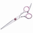 thumbnail image 1 of Tijeras para el cabello de acero inoxidable Sunnimix Profesional de Acero Inoxidable Estilo 1 Pta + rosa, 1 of 8