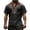 Dark Gray, variant on Mens African Shirt Tribal Floral Print Traditional T Shirt for Men (Army Green S)