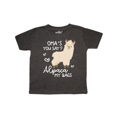 

Inktastic Oma s You Say Alpaca My Bags Gift Toddler Boy or Toddler Girl T-Shirt