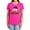 Hot Pink, variant on Shazam Movie Shazam Chibi Women's T Shirt, Cardinal, Large