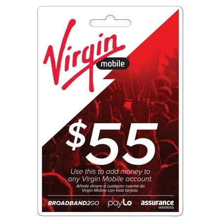 Virgin Mobile $55 Top Up (Email Delivery) (Best Virgin Mobile Plan)