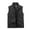 Black Jacket for Men, variant on IYTR Mens Cargo Vest Sleeveless Jacket Zipper Stand-up Collar Coat Relaxed Outdoor Sport Vest Jacket with Pocket Solid Color Blue XXXXL
