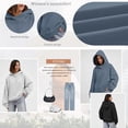 thumbnail image 5 of SUNBS Oversized Hoodies for Women Pullover Long Sleeve Hooded Sweatshirts with Kangaroo Pocket, 5 of 8