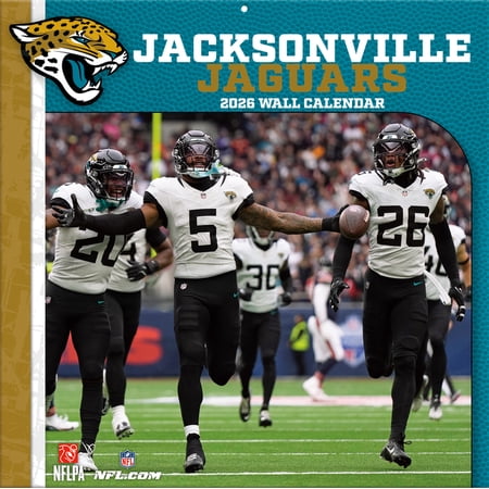 Jacksonville Jaguars 2026 12×12 Team Wall Calendar (Paperback)