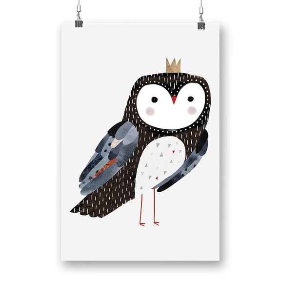 Crowned Critter I. Poster - Victoria Borges Designs,