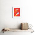 thumbnail image 2 of Football Soccer Frog Art Print Framed Poster Wall Decor 9x7 inch, 2 of 5