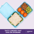thumbnail image 4 of Sistema Lunch Box with Compartments | 1.4 L Lunch Cube | Food Storage Container with Lid | BPA-Free | Assorted Colours, 4 of 6