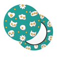thumbnail image 7 of Bar Stool Covers Round, Cute Fried Egg Skull Bar Stool Cushion Covers Seat Cushion With Elastic Bands, Chairs Covers For Kitchen Dining Room 12-14 Inch, 7 of 7